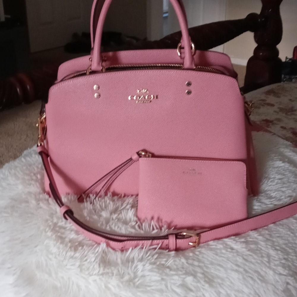 Coach Lili carryall and matching wristlet